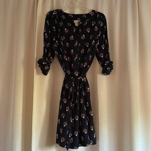 LOFT Size XL Lightweight Dress with Long Sleeves
